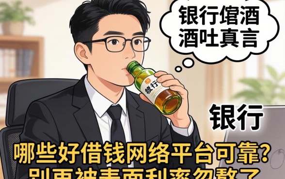 银行经理酒后吐真言：哪些好借钱的网络平台可靠？别再被表面利率忽悠了