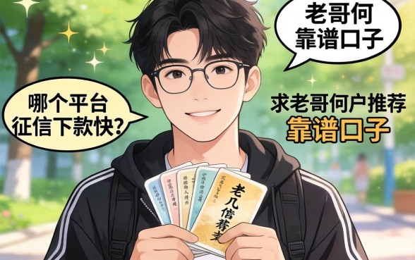 刚满18岁想借几千块周转，哪个平台不看征信下款快？求老哥们推荐靠谱口子！