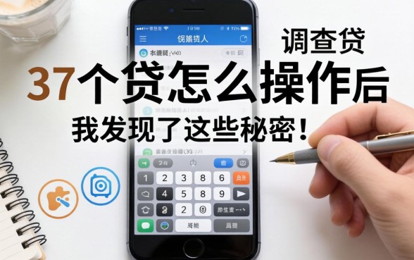 手机贷怎么操作？调查了37个借款人后，我发现了这些秘密