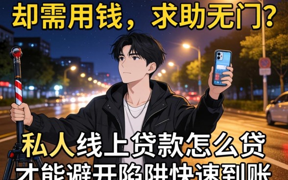 深夜急需用钱却求助无门?私人线上贷款怎么贷才能避开陷阱快速到账?