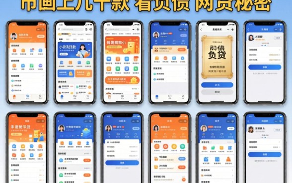 我试了市面上几十款不看负债的网贷软件,发现这些小贷款平台的秘密