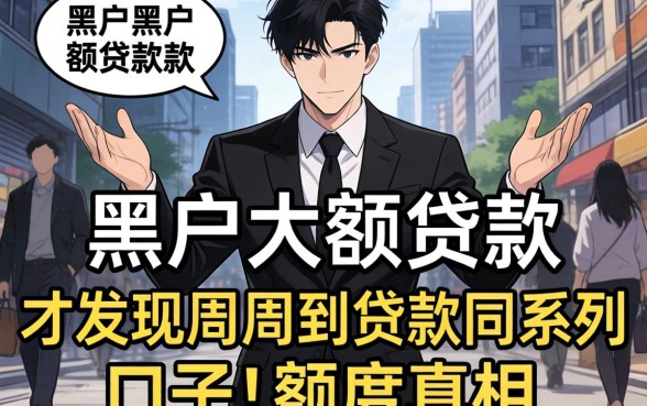 我试了超级黑户大额贷款，才发现周周到贷款同系列口子的额度真相