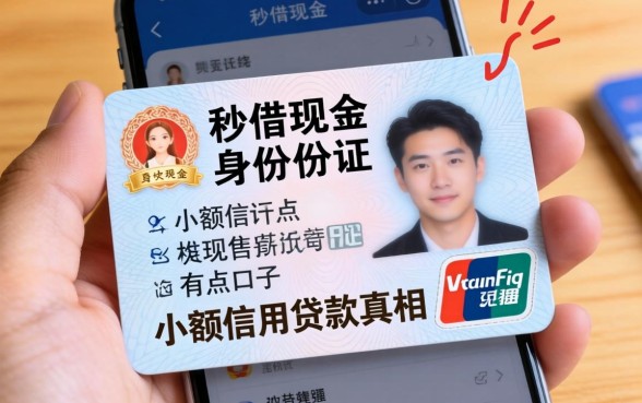 我试了那个手机身份证秒借现金的口子,发现小额信用贷款的真相有点离谱