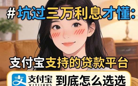 被坑过三万利息才懂：支付宝支持的贷款平台到底怎么选