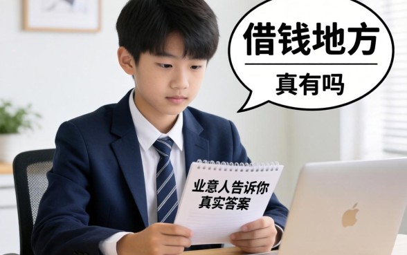 16岁可以借钱的地方真有吗？生意人告诉你真实答案