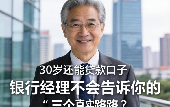 60岁还能贷款的口子：银行经理不会告诉你的三个真实路子