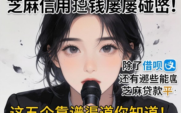 急需用钱却屡屡碰壁？除了借呗还有哪些能用芝麻信用贷款的平台？这五个靠谱渠道你知道吗？