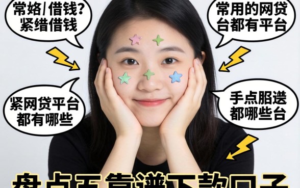 手头紧想借钱？常用的网贷平台都有哪些平台？盘点五个靠谱下款口子