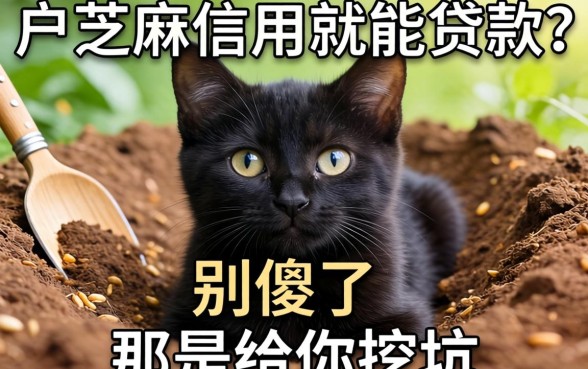 黑户芝麻信用就能贷款的？别傻了，那是给你挖坑