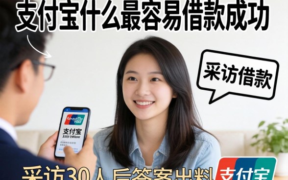 支付宝什么最容易借款成功？采访30人后答案出乎意料