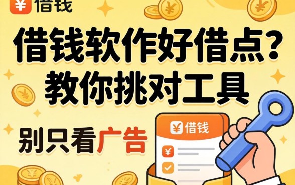 现在哪个借钱软件好借点？别只看广告词，教你挑对工具
