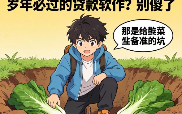 20岁必过的贷款软件?别傻了,那是给韭菜准备的坑