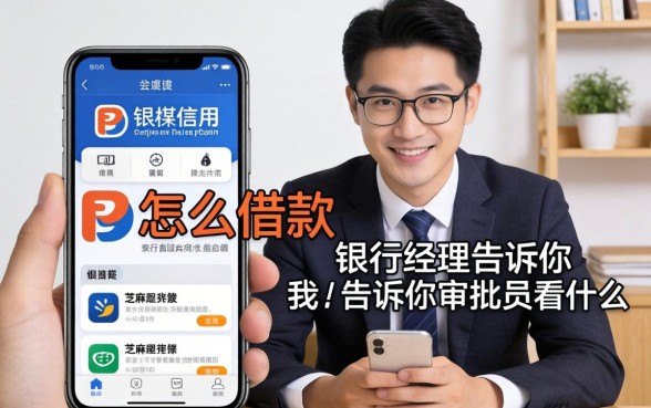 芝麻信用手机怎么借款的？银行经理告诉你审批员看什么