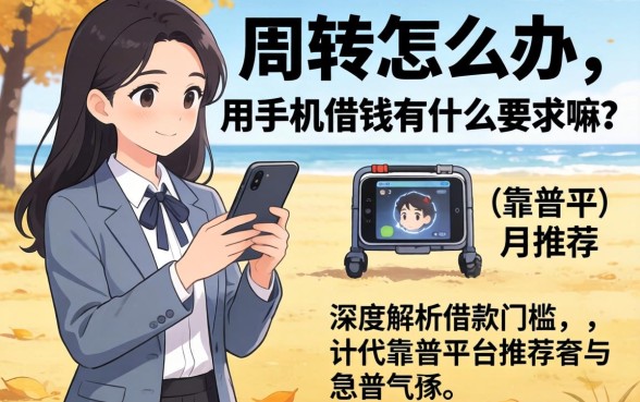 急需周转怎么办?用手机借钱有什么要求嘛?深度解析借款门槛与靠谱平台推荐