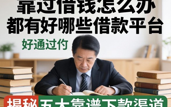 急需用钱怎么办？都有哪些借款平台好通过的？揭秘五大靠谱下款渠道