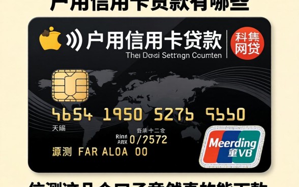 黑户用信用卡贷款的网贷有哪些，实测这几个口子竟然真的能下款