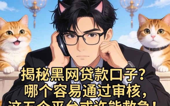 急需用钱却四处碰壁？揭秘黑网贷款口子哪个容易通过审核，这五个平台或许能救急！