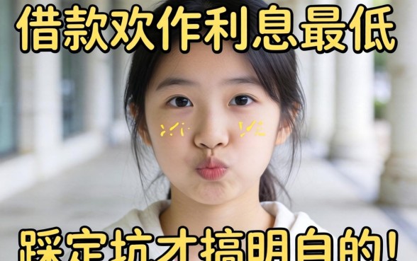 哪种借款软件利息最低呢？我踩完坑才搞明白的真相