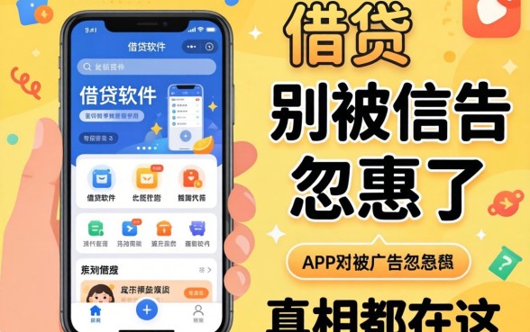 不限年龄的借钱软件APP？别被广告忽悠了，真相都在这