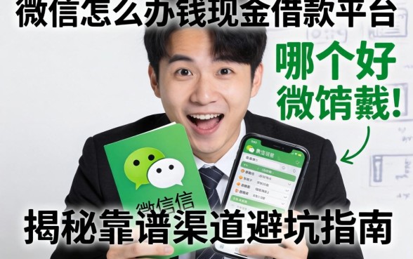 急需用钱怎么办?微信现金借款平台哪个好?揭秘靠谱渠道与避坑指南