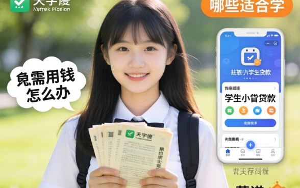 大学生急需用钱怎么办？哪些适合学生小额贷款软件推荐既安全又靠谱？