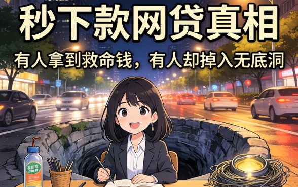深夜秒下款的网贷真相：有人拿到救命钱，有人却掉进无底洞