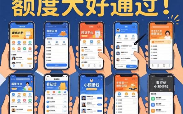 我试了十个所谓额度大好通过的网贷平台，发现不看征信小额借钱的软件背后全是坑