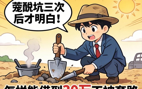 被坑三次后才明白：怎样能借到30万不被套路