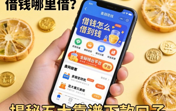 急需用钱哪里借？手机借钱怎么借到钱的平台有哪些？揭秘五大靠谱下款口子