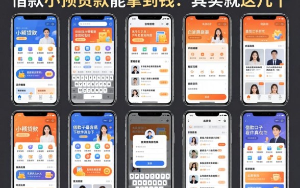 我试了十几个平台，发现小额贷款能拿到钱的其实就这几个，借款口子最容易下软件真的存在吗