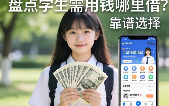 大学生急需用钱哪里借？盘点学生可以借钱的正规平台有哪些软件，这五个靠谱选择请收好