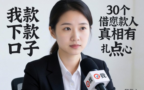 有啥好下款的口子?我采访了30个借款人,真相有点扎心