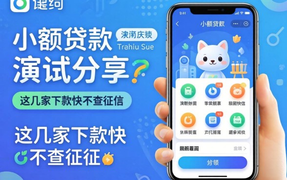 ios小额贷款app实测分享：这几家下款快不查征信