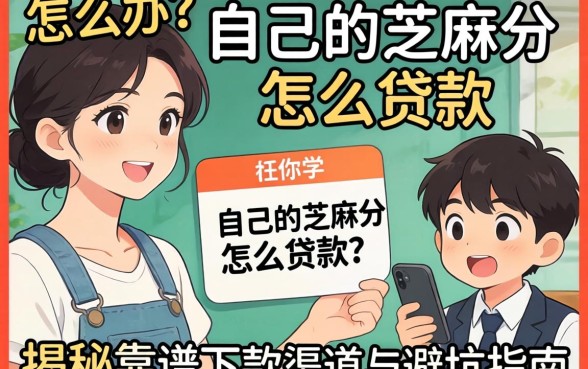 急需用钱怎么办？自己的芝麻分怎么贷款？揭秘靠谱下款渠道与避坑指南