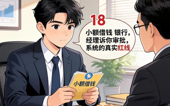 刚满18岁想小额借钱？银行经理告诉你审批系统的真实红线