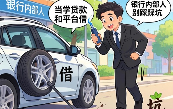 有车想贷款有什么平台可以借？银行内部人告诉你别踩的坑