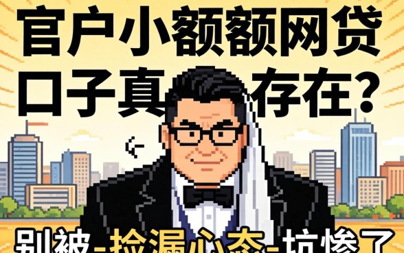 无视黑户小额度网贷口子真的存在?别被-捡漏心态-坑惨了