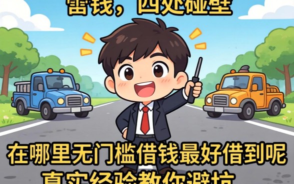 急需用钱却四处碰壁？在哪里无门槛借钱最好借到呢，真实经验教你避坑