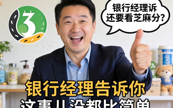 借钱还要看芝麻分?银行经理告诉你这事儿没那么简单