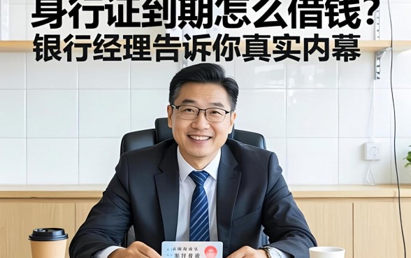 身份证到期怎么借钱?银行经理告诉你真实内幕