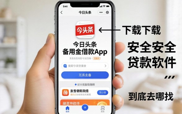 类似今日头条备用金借款app下载一样安全的贷款软件，到底去哪找？