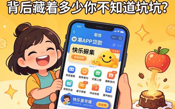 像快乐易app一样的贷款软件，背后藏着多少你不知道的坑？