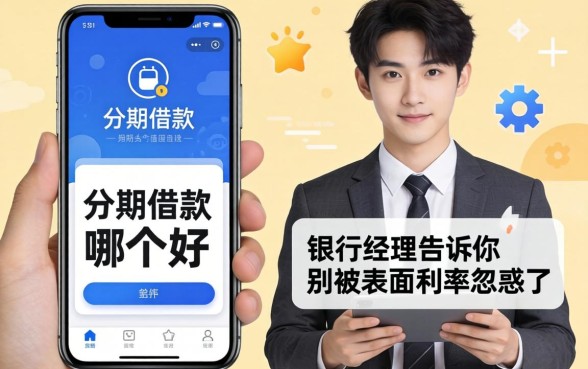 手机分期借款软件哪个好？银行经理告诉你别被表面利率忽悠了