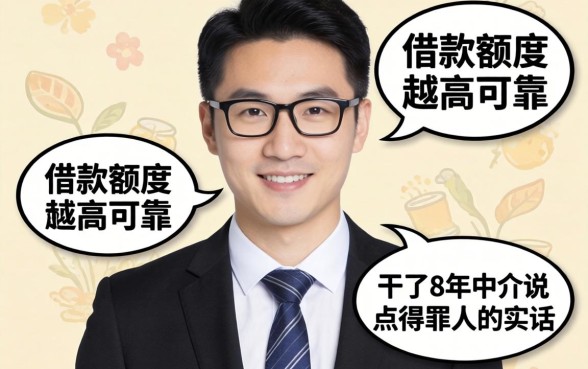 哪个网站借款额度比较高可靠？干了8年中介说点得罪人的实话