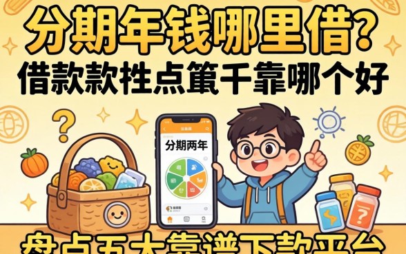 急需用钱哪里借？分期两年的借款软件哪个好？盘点五大靠谱下款平台