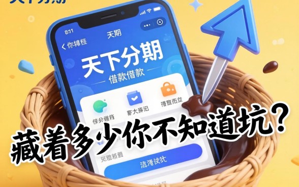 类似天下分期一样的借款软件,藏着多少你不知道的坑?