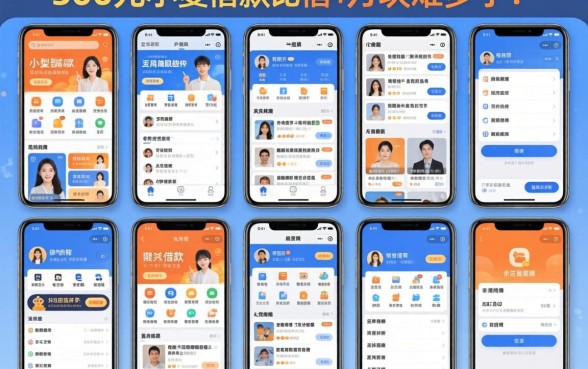 我试了十几个借款APP,发现500元小额借款比借1万块难多了