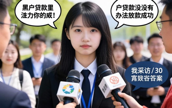 黑户贷款有没有办法放款成功?我采访了30个人,答案很残酷