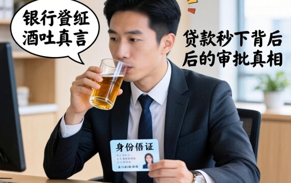 银行经理酒后吐真言：身份证贷款秒下背后的审批真相