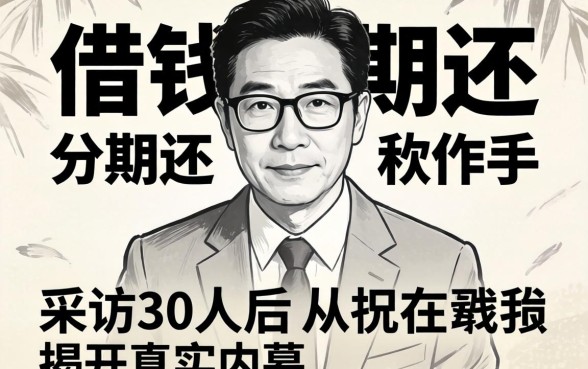 哪个可以借钱分期还的软件？采访30人后我揭开真实内幕